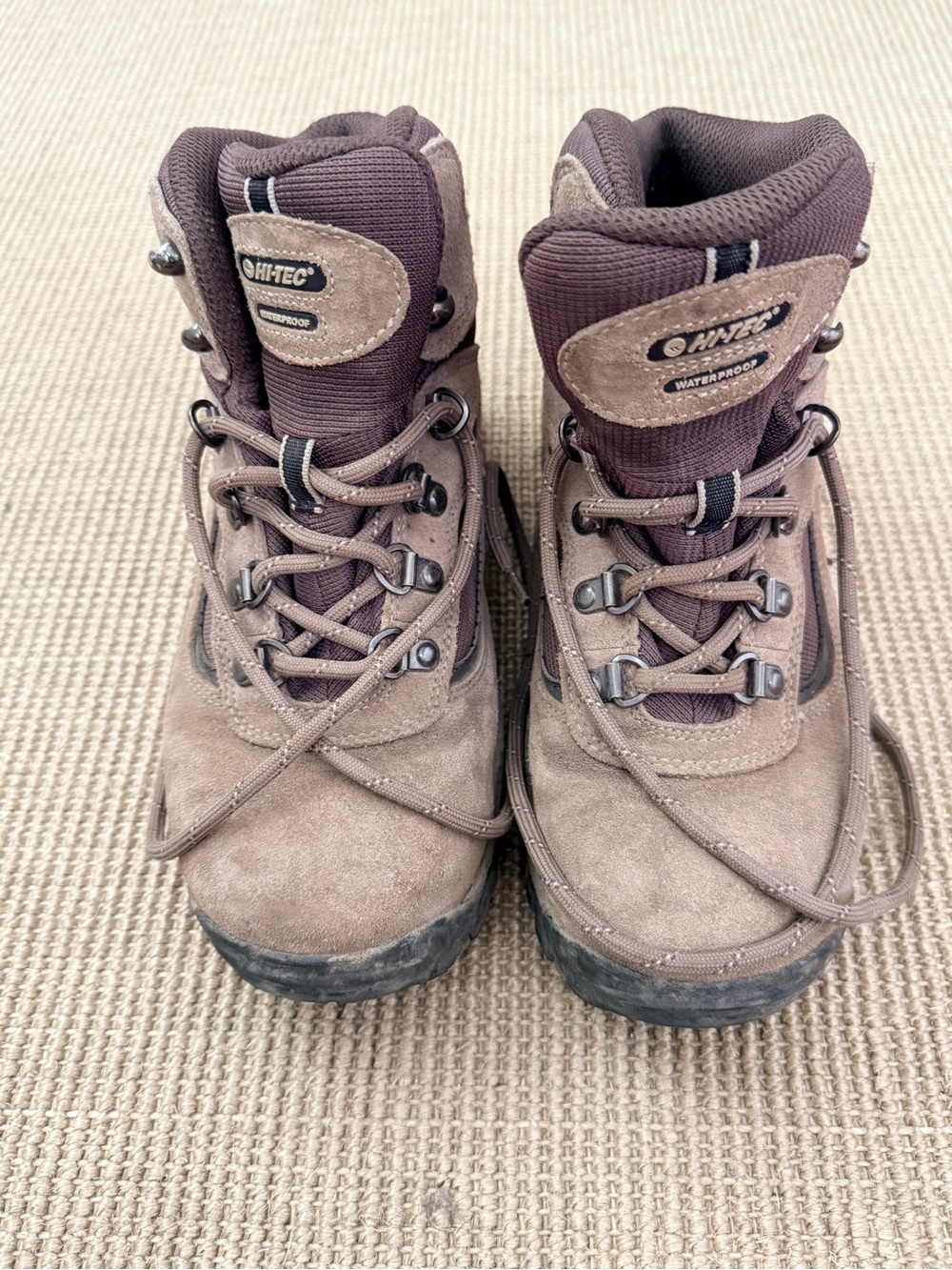 Hi-Tec Brown Waterproof Hiking Boots